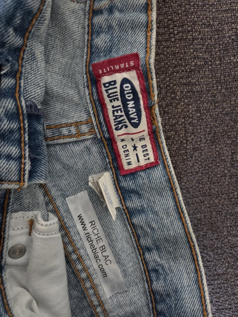 Custom By RICHE BLAC Distressed Denim Shorts – One of a Kind ✨ Vintage